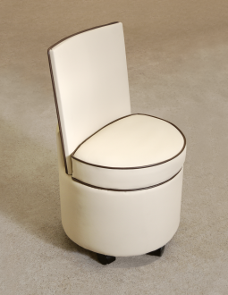 Pedi Stool with Back